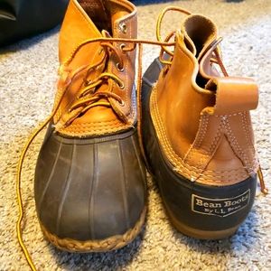 Mens LL Bean duck boots 11 wide